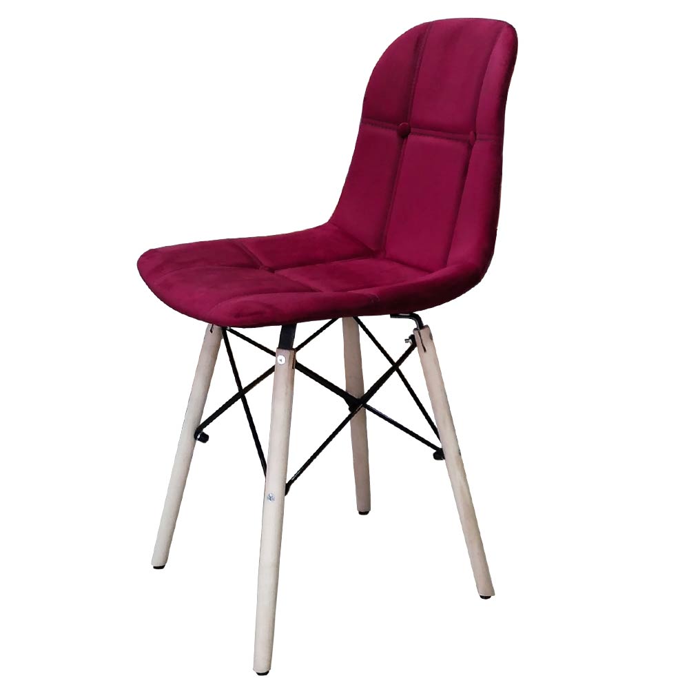 صندلی آریا لمسه پایه چوبی