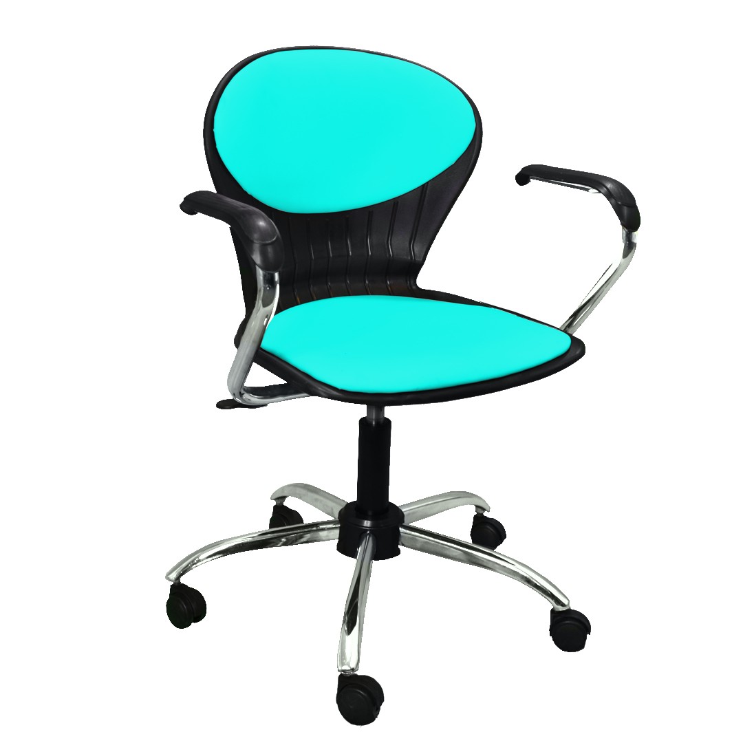 صندلی صدفی آموزشی چرخ دار