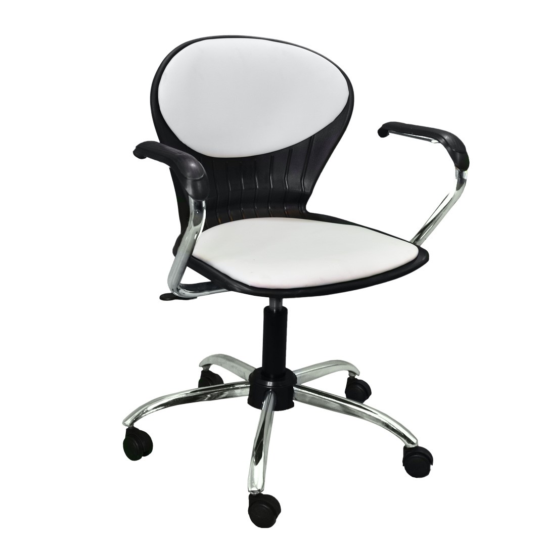 صندلی صدفی آموزشی چرخ دار